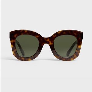 CELINE CHRIS SUNGLASSES in DARK HAVANA